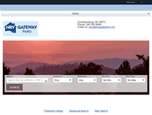 Tablet Screenshot of nrvgatewayrealty.com